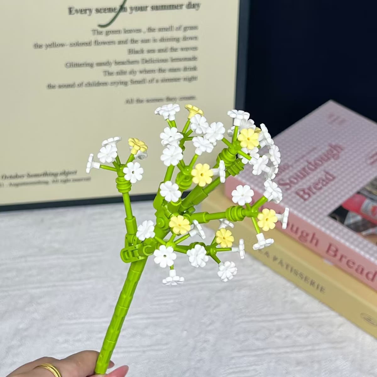 White gypsophila