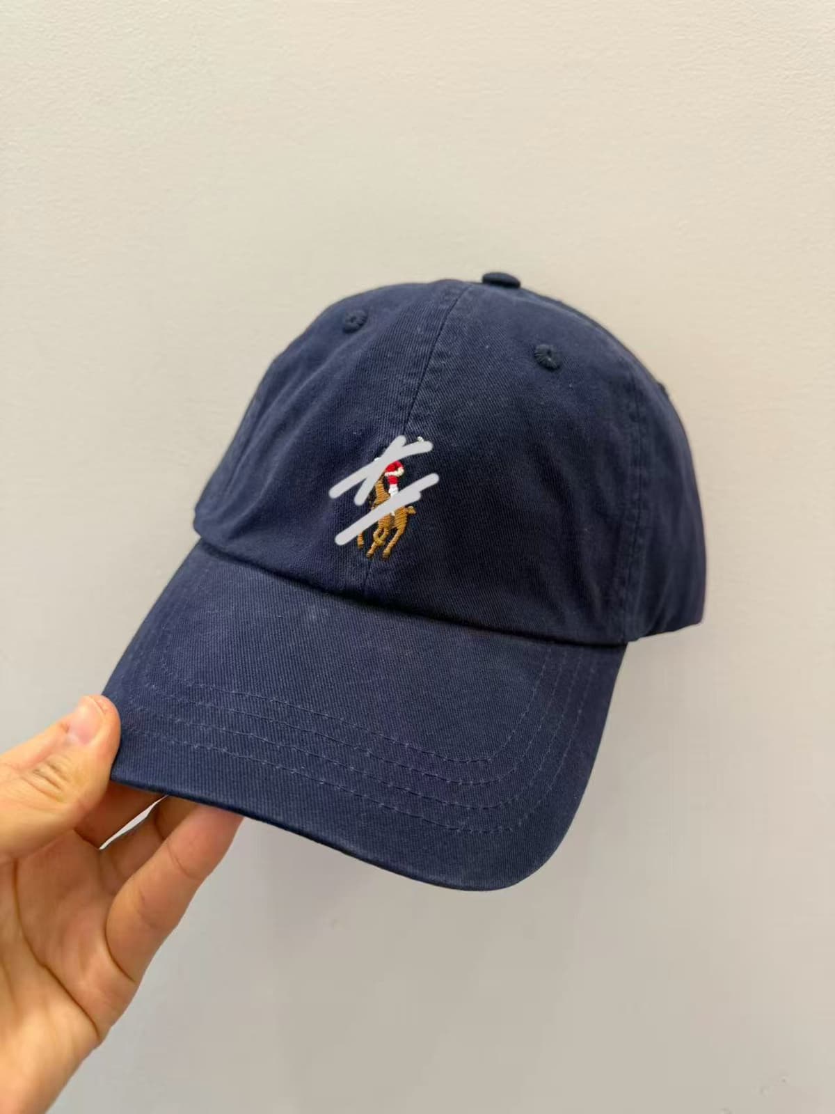 Navy blue horse