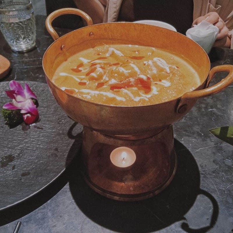 Brass Hot Pot, Flat-Bottomed Copper Pot, Alcohol Hot Pot, Copper Basin, Copper Alcohol Pot, Copper Soup Pot, Small Copper Pot, Copper Cauldron 2