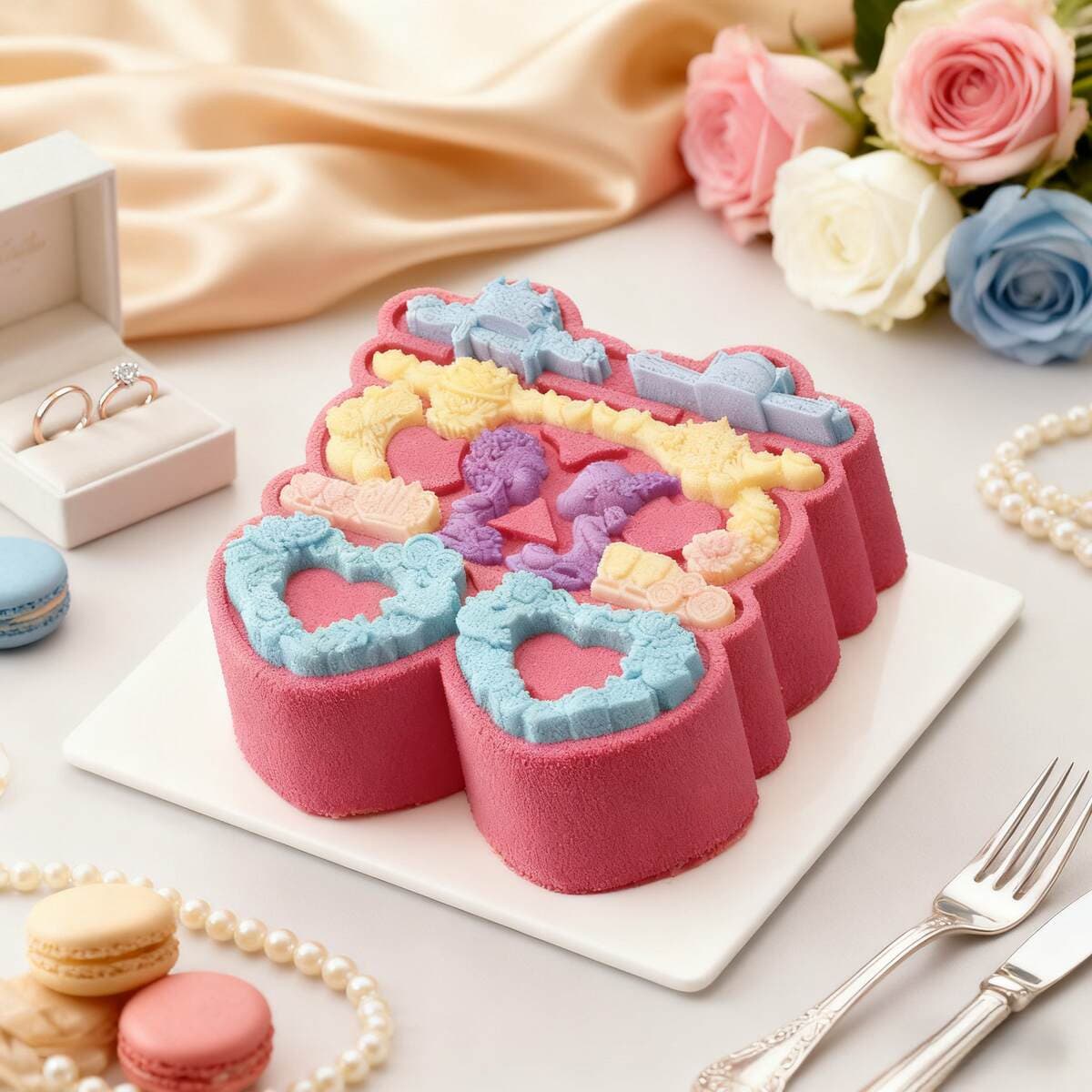 Sanxin Xizhi Cake Mold Mousse Silicone French Dessert Mousse Cake Chocolate Creative Baking Mold 2