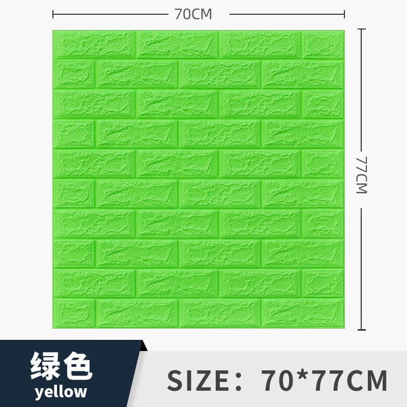 Brick pattern fruit green