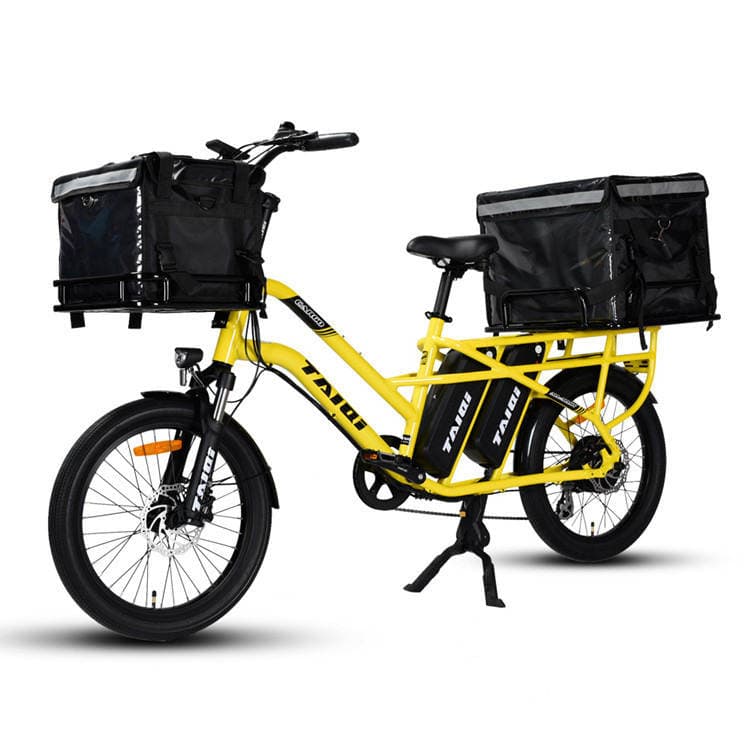 Dual-Battery Meituan Food Delivery High-Power Ultra-Long-Range Electric Scooter with 20 Lithium Batteries Foldable Electric Bike 1