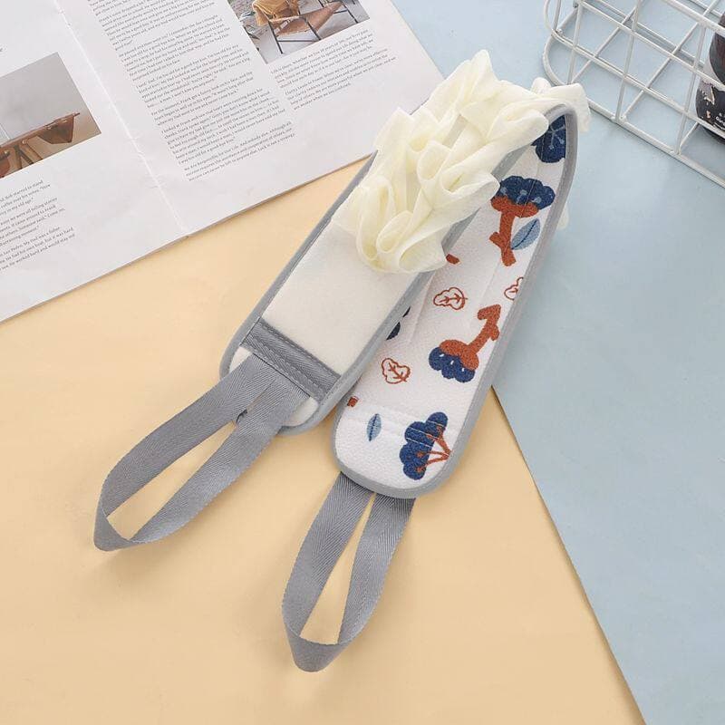 Blue back scrubber (printed design)