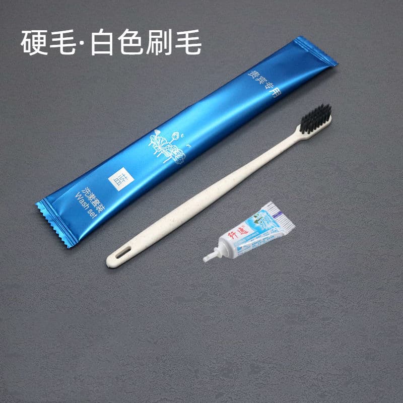 [Aluminum film] Square hole straw + twisted cover toothpaste