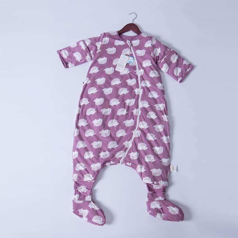Purple hedgehog | Detachable split-leg sleeping bag