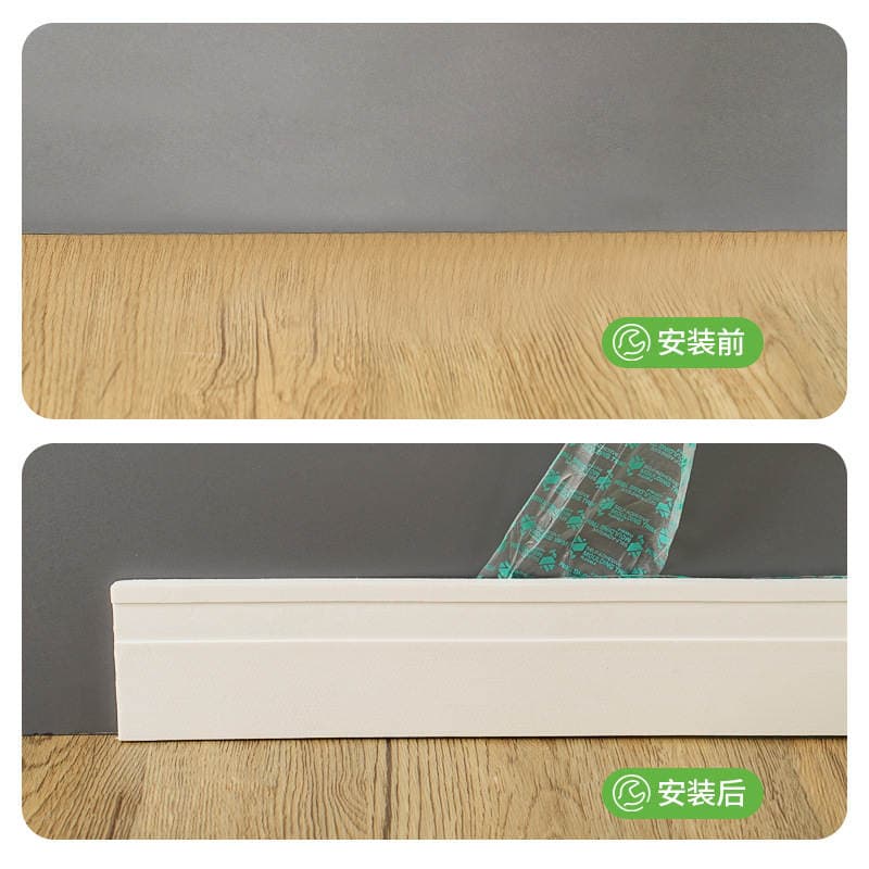 Eva Self-Adhesive Thickened Skirting Board Home Decoration Corner Decorative Line Water-Based Paint to Cover Ugly Skirting Line Cross-Border New Product 4