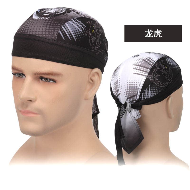 Xintown Velosipedçi Pirat Papağı, Əjdaha və Pələng Dizaynı, Tər Uducu 2
