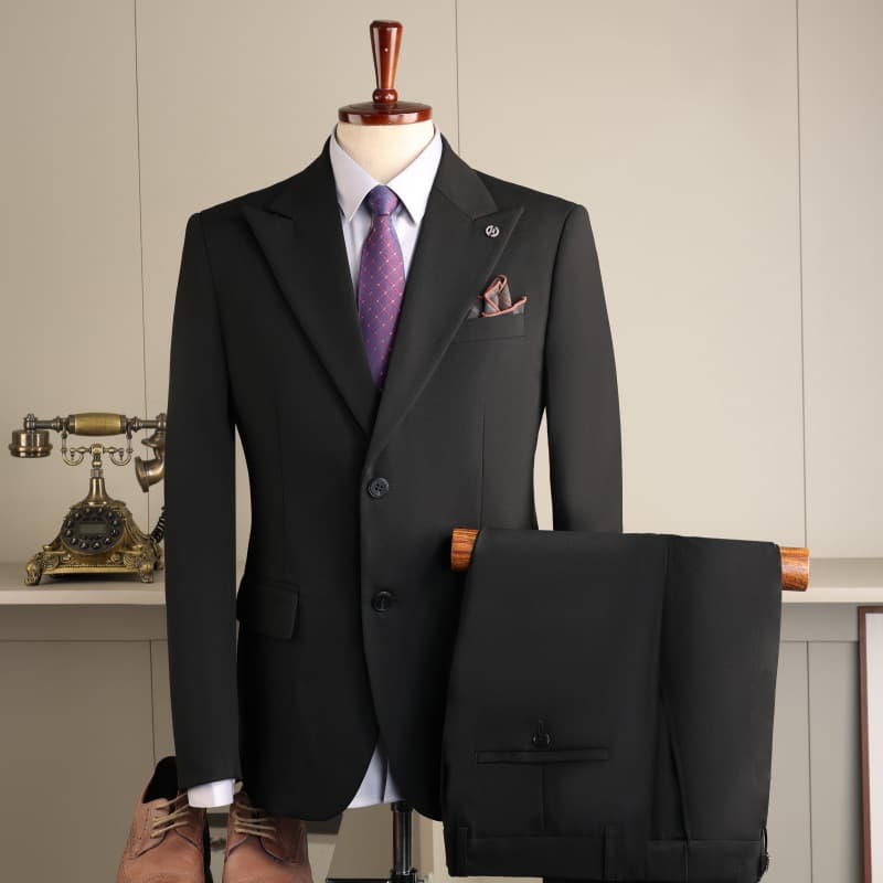 Black (suit + elastic waistband trousers)