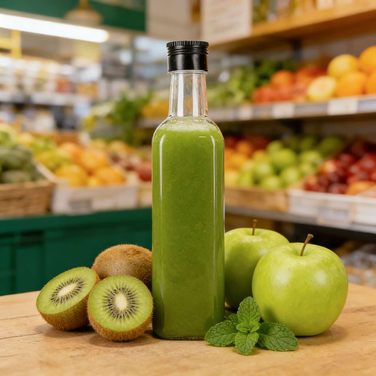 500 ml qida dərəcəli qalınlaşdırılmış şəffaf kvadrat plastik şüşələr (yağ, soya sousu, sirkə üçün) 3