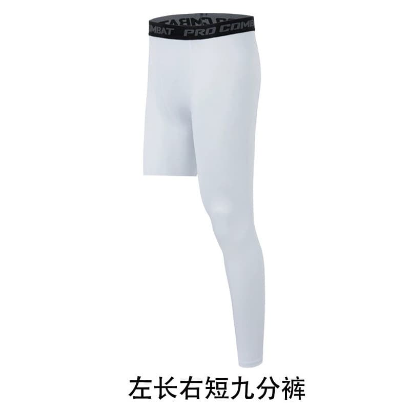 011 White Left Long Trousers