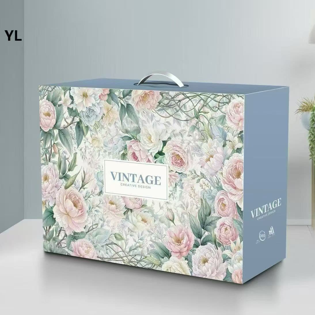 Flowers and willows [for summer quilts/bed covers/blankets]