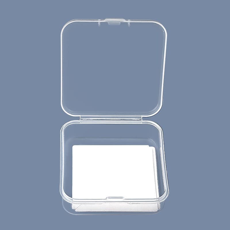 Square box-triangular collar sticker