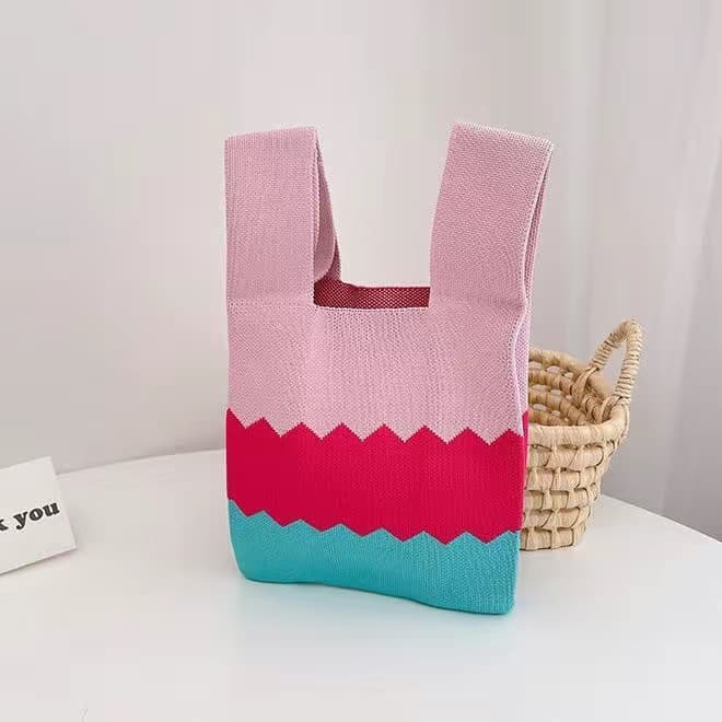 Tricolor Wave-Pink