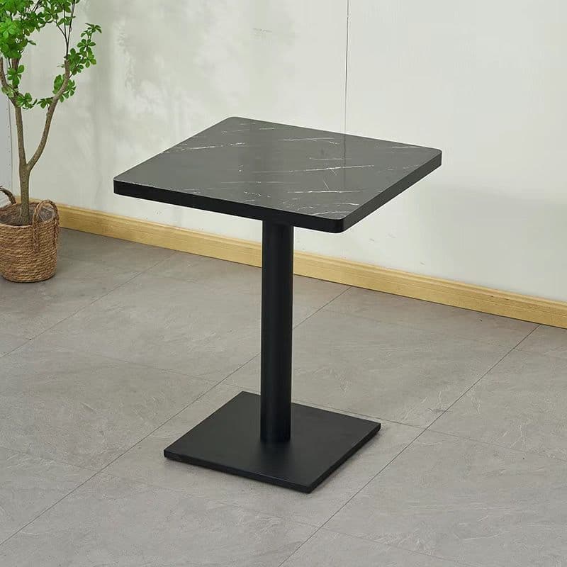 Black faux marble 60x60 stainless steel base (single sheet not shipped)