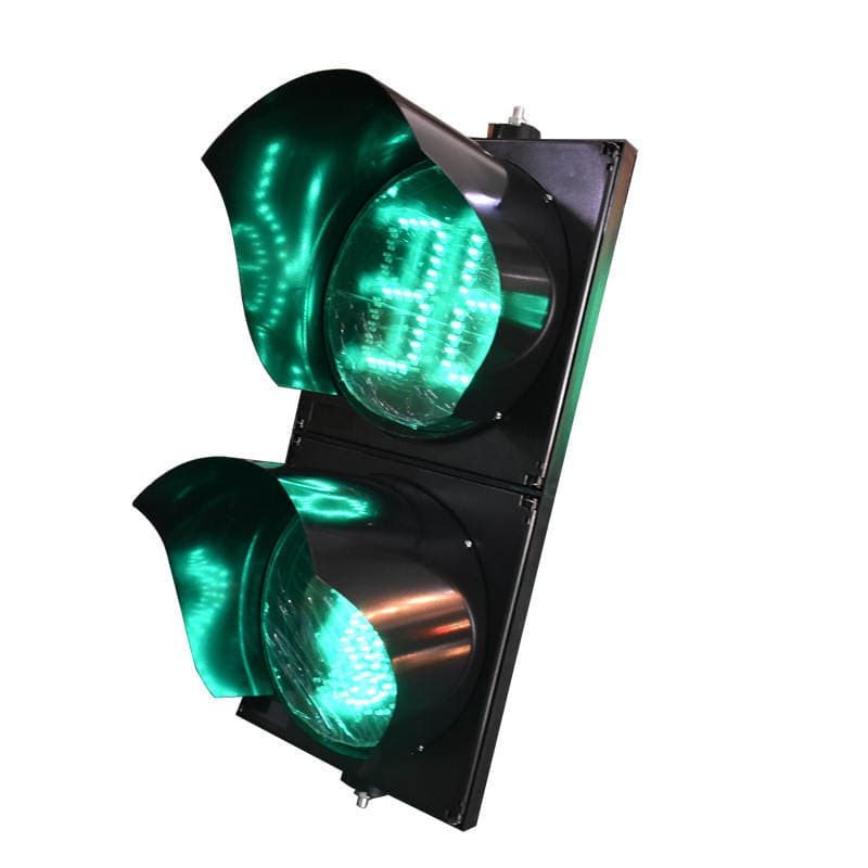Type 300 Crossbar Lights with Countdown LED Red and Green Personwalker Lights Upper Digital Display Red and Green Two-in-one 4