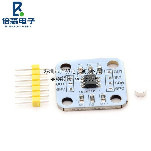 As5600 Magnetic Encoder Magnetic Induction Angle Measurement Sensor Module 12Bit High Precision with Magnet Included