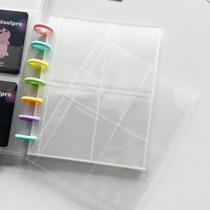 Ringnote Fan Collection Album 3.5inch Game Card Star Photo Album Storage 4-Slot 9-Slot Mushroom Buckle Card Album 4