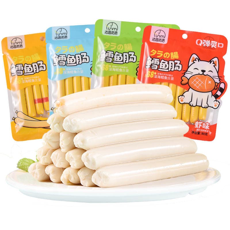 Fasi Miyu Cod Sausage Children's Snacks Ready-To-Eat Original Fish Sausage Fish Sausage Sausage Ham Sausage Snack Food 5