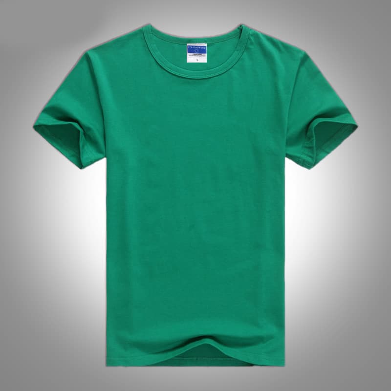 Solid color short sleeve fruit green (men's style