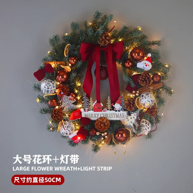 Korean style pe garland 50cm [warm lamp + free hook]