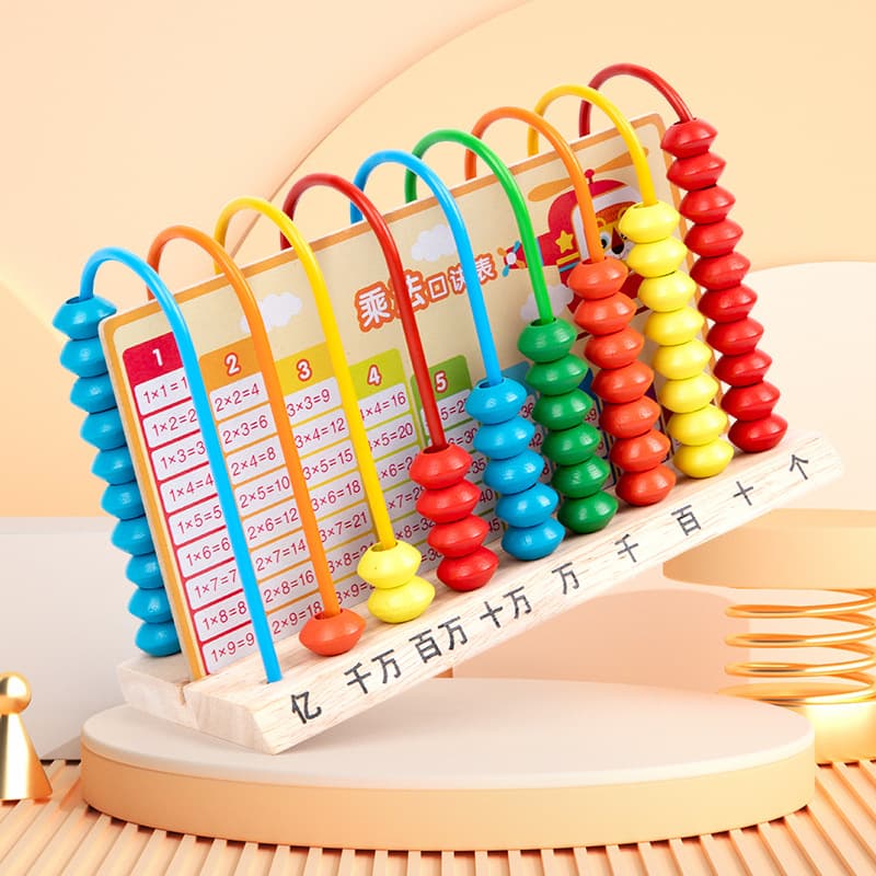 Solid wood nine-speed counter (color model)