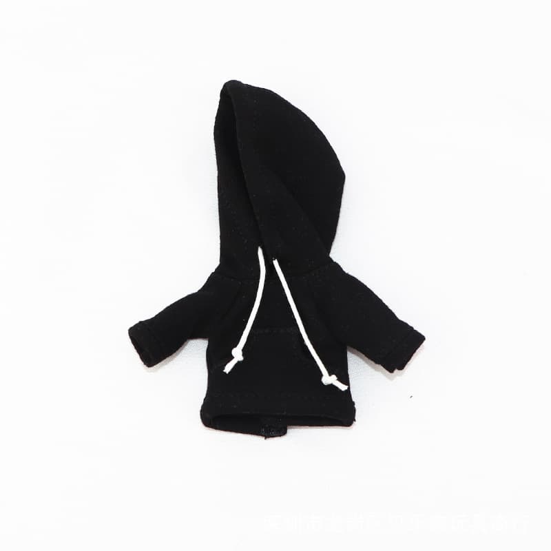 D122 black hooded sweatshirt