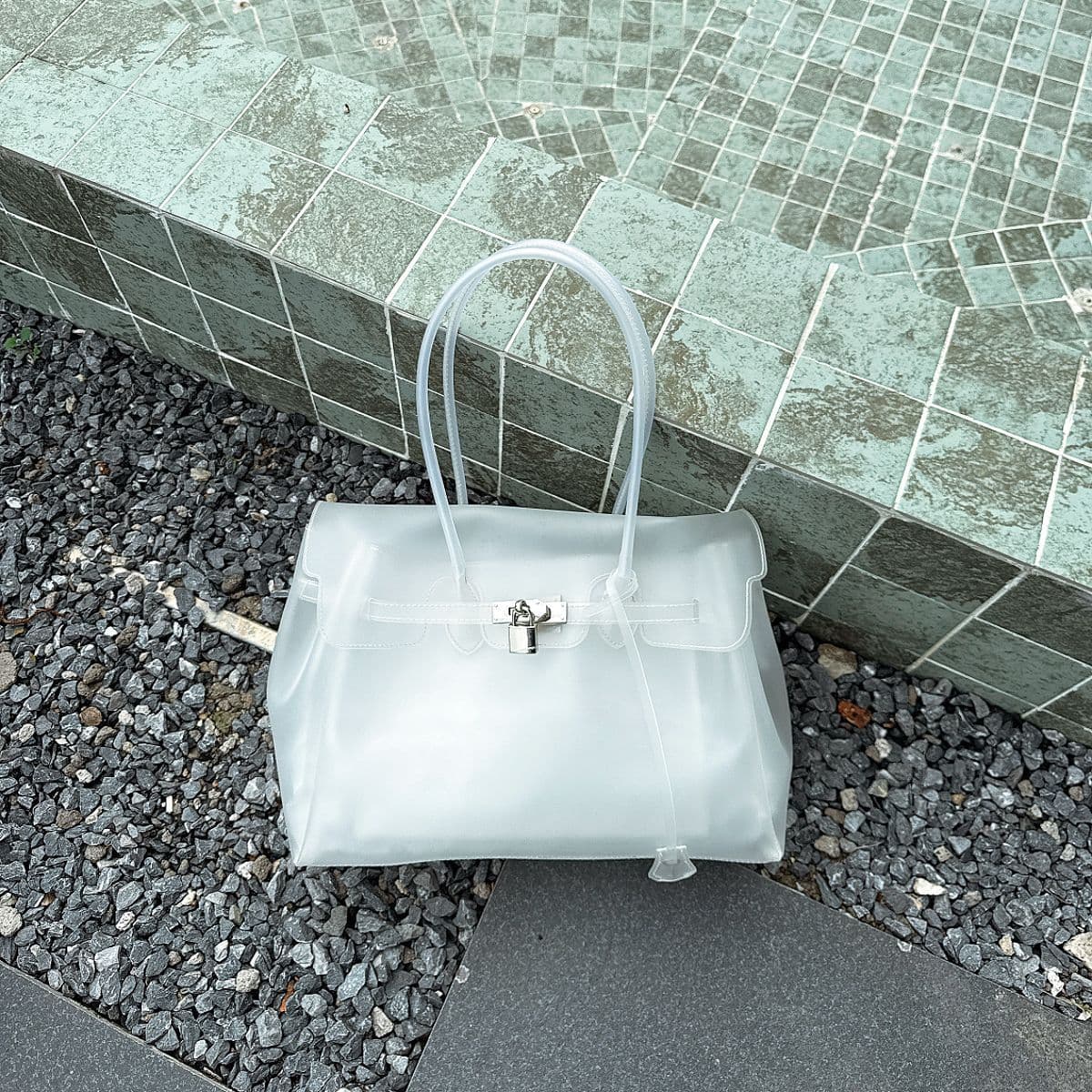 Tpu transparent white