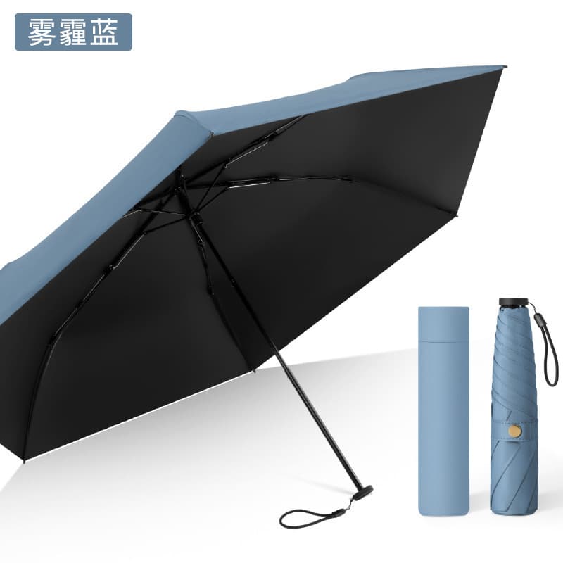 6-bone ultra-light umbrella-haze blue [manual model]