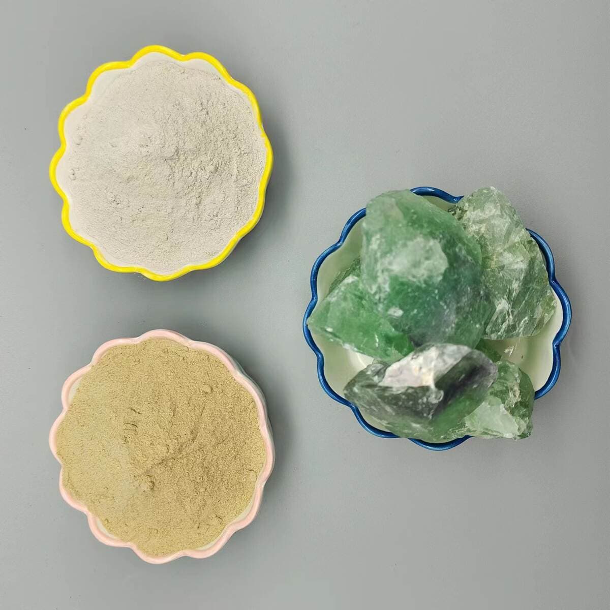 Fluorite Powder Manufacturers Supply 70% Fluorite Powder for Ceramic Casting, Metallurgy and Steel Making, Calcium Fluoride for Paint 90- 1