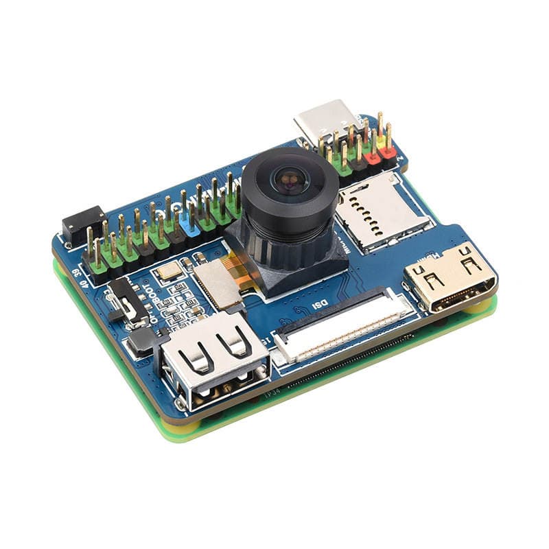 Raspberry Pi CM4 Genişləndirmə Lövhəsi, Çoxfunksiyalı Modul, 8MP Kamera CSI, HDMI, Gigabit Şəbəkə Portu 5