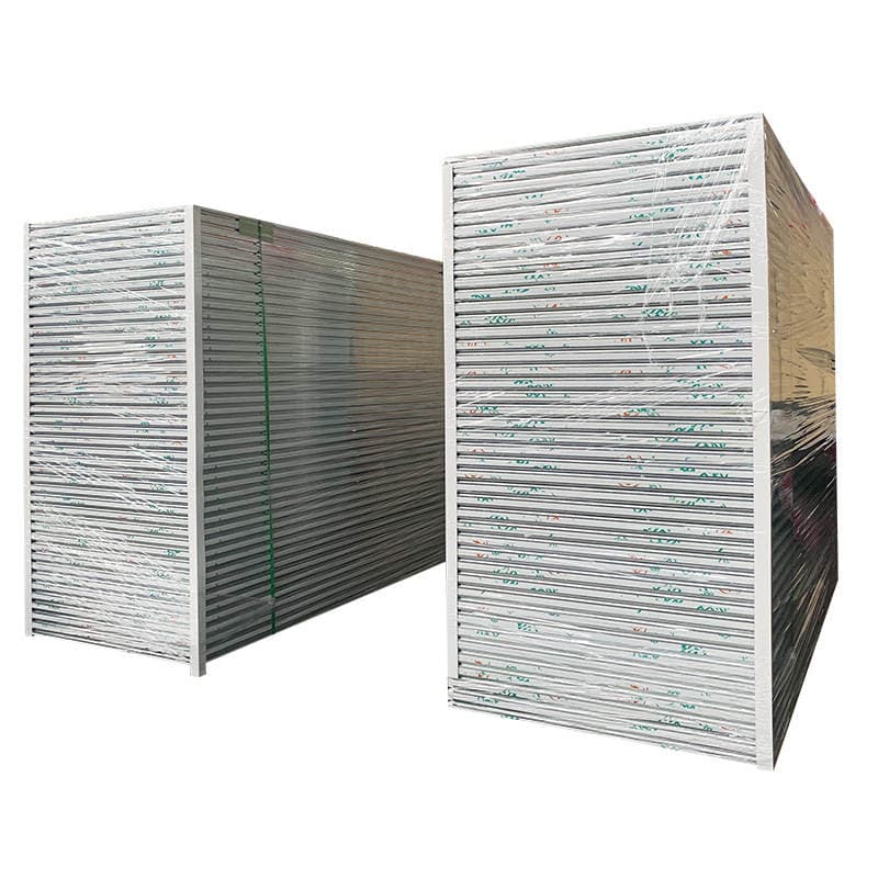 Handmade Magnesium Oxide Rock Wool Panels, Purification Panels, Dust-Free Workshop Rock Wool Sandwich Panels, Partition Walls, Heat Insulation Magnesium Oxide Rock Wool Insulation Panels 5