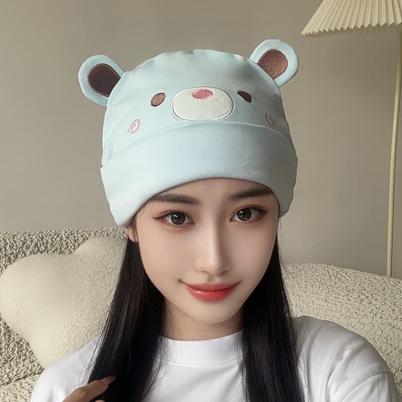 Milo bear confinement hat single layer blue
