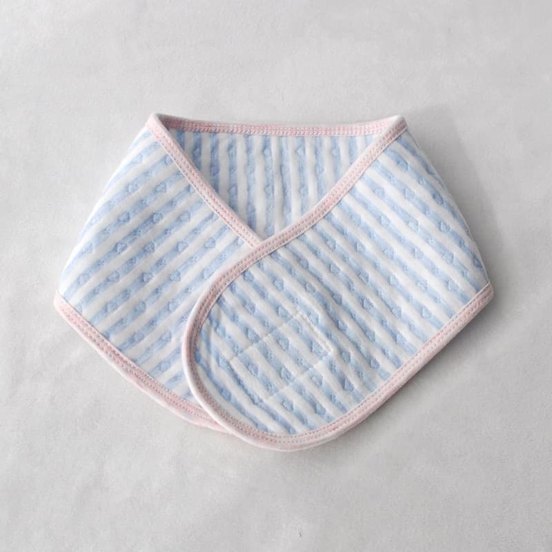 blue striped turban