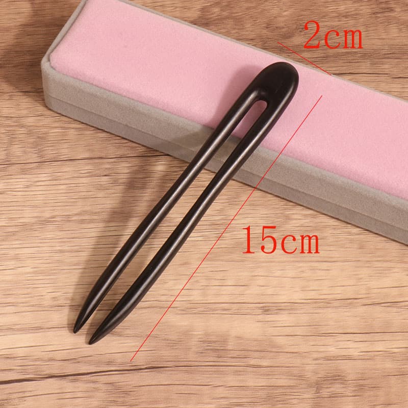 Purple sandalwood u hairpin--31 styles (15cm)