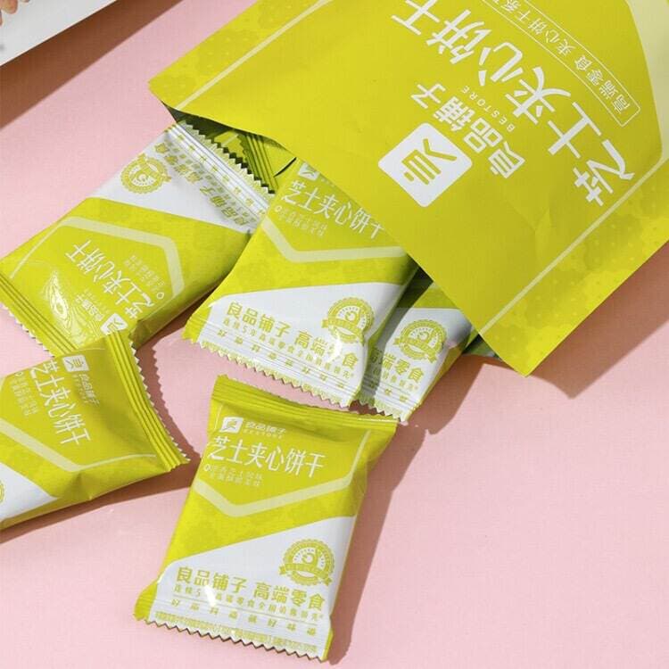 Good product shop_cheese sandwich biscuits 106g independent small package biscuits puffed cakes snack snacks postage 4