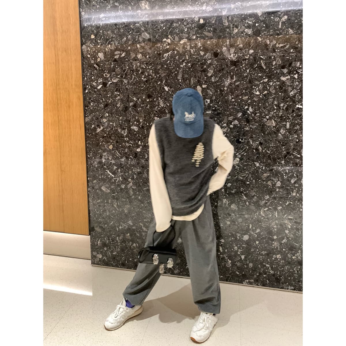Dark gray sweatpants