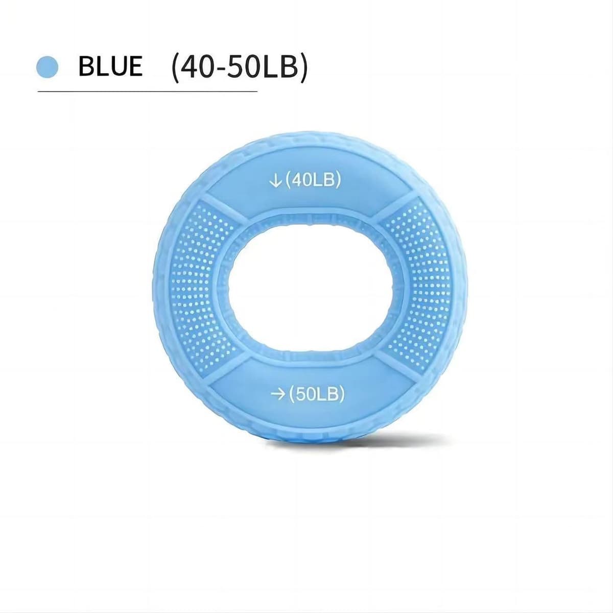 Blue [40-50 lbs] eco-friendly silicone - dual resistance