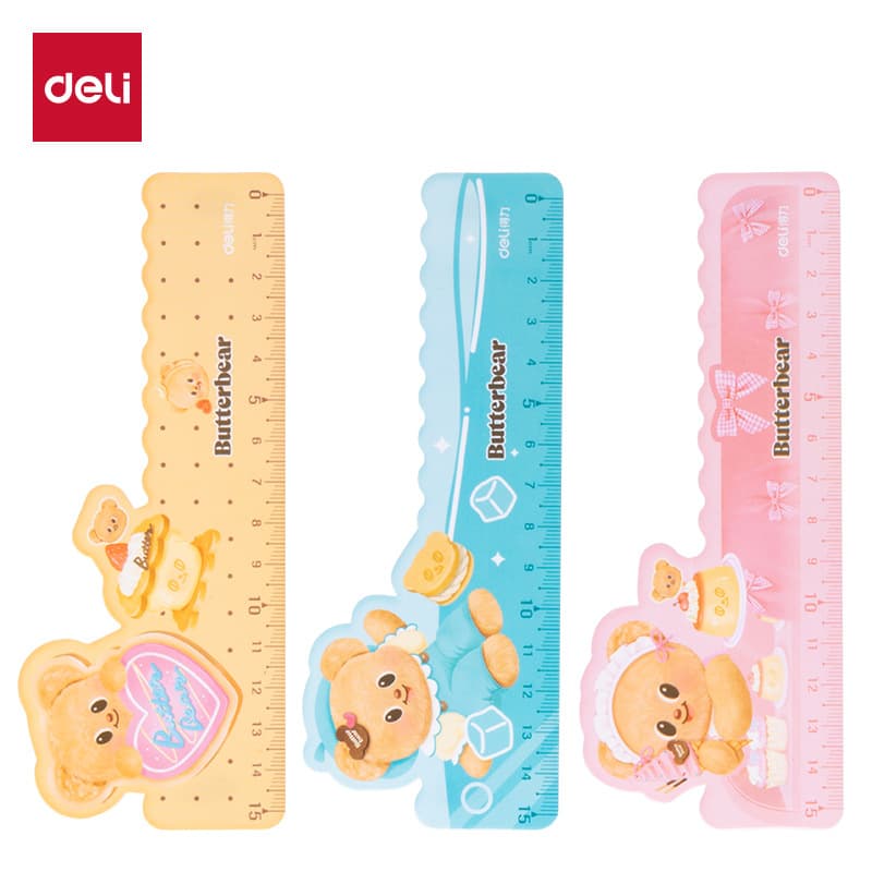 HY125 Butter Bear Sheet Ruler [Random Color]