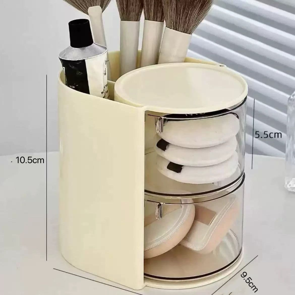 Creamy yellow 2 layers