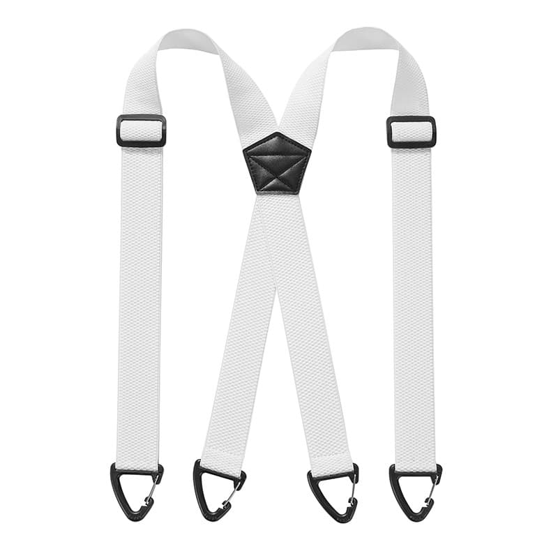 White 3.8cm (high quality large corn pattern strap)