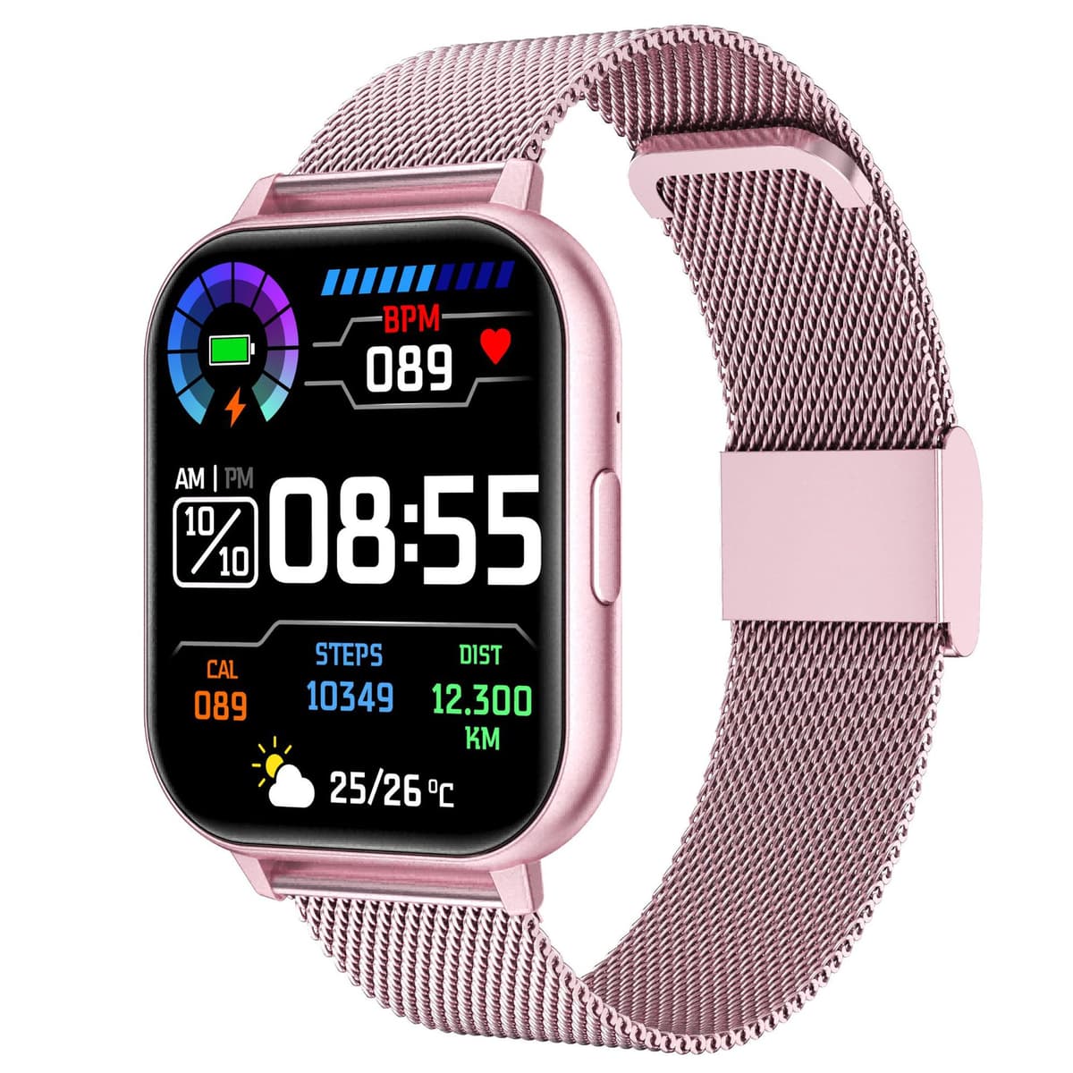 Z81 pink steel belt + tape