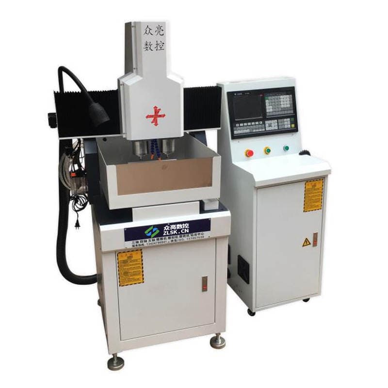 4040 model tam avtomatik iki başlıqlı CNC oyma və frez maşını, metal, qəlib və nefrit üçün 5