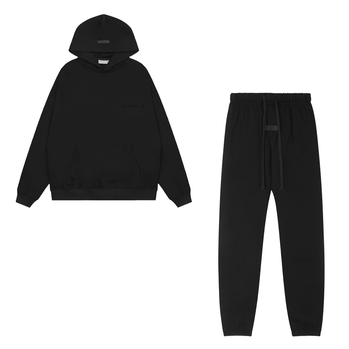 Black flocking suit