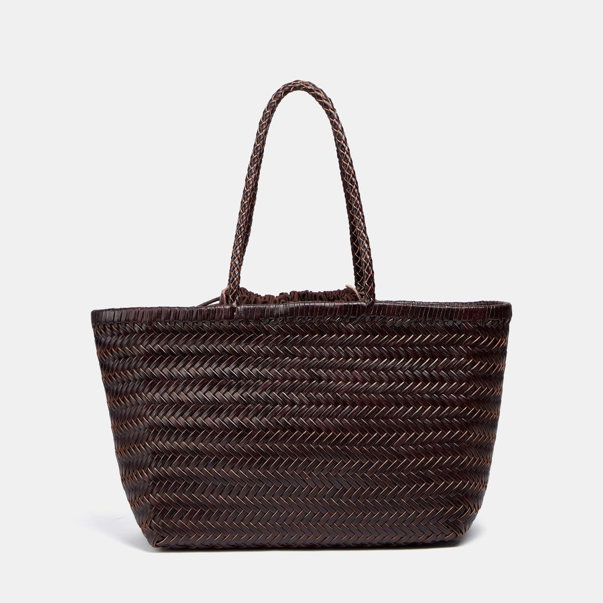 Two-layer cowhide is a bit hard [coffee small]