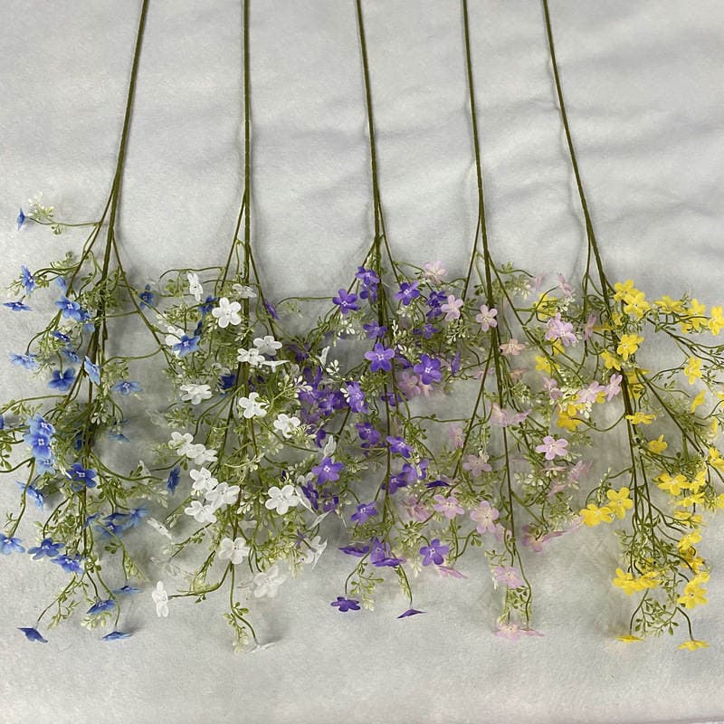 Margaret Wedding Wildflower Indoor Living Room Artificial Flower Decoration Living Room Arrangement Dining Table Silk Flowers Home Decorative Bouquet 1