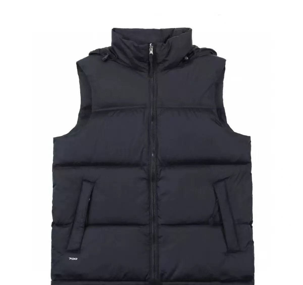 Black down vest