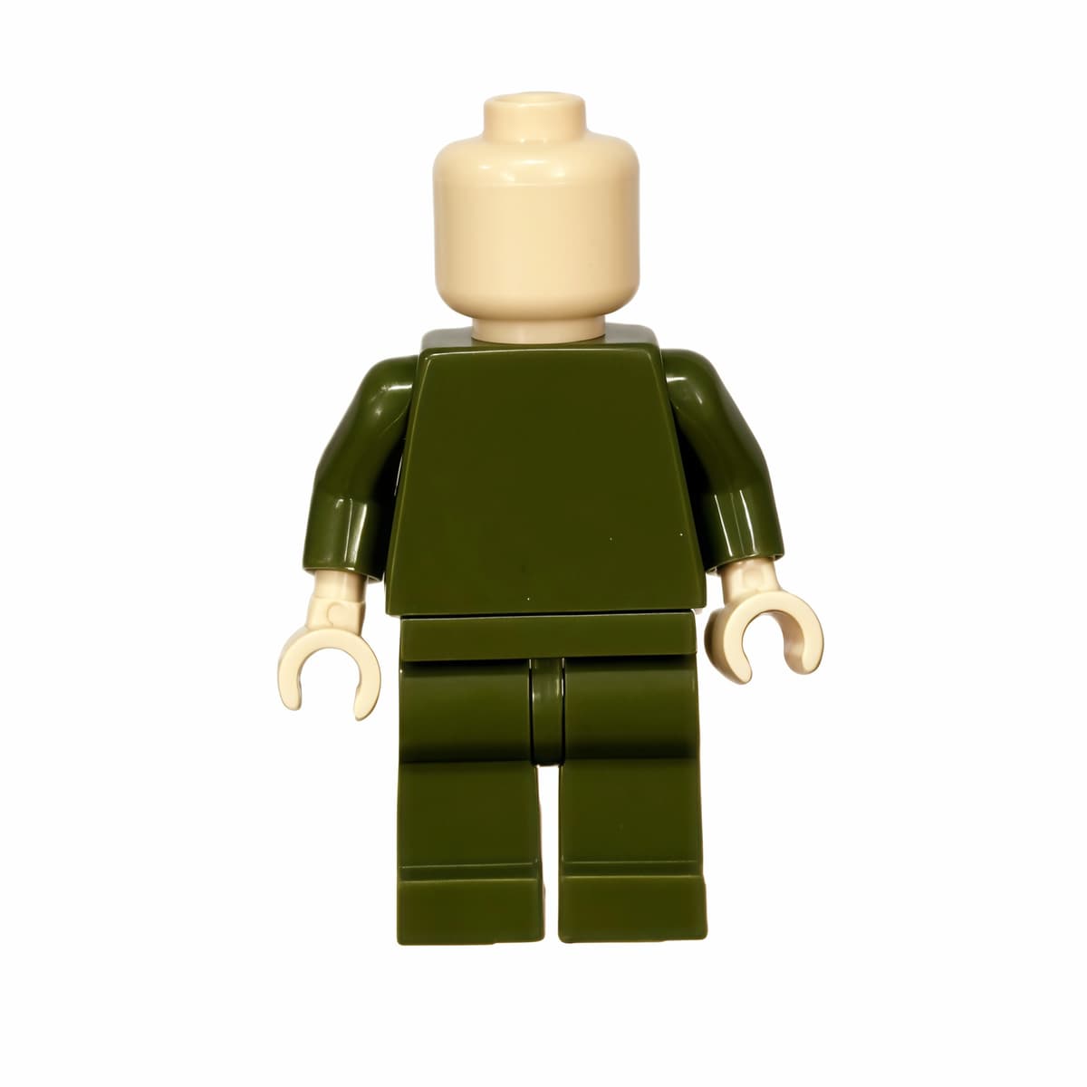 Army green body minifigure