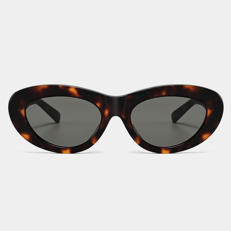 Tortoiseshell framed gray piece