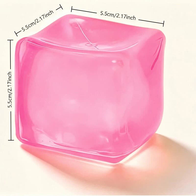 5.5 pink ice cubes [opp bag]