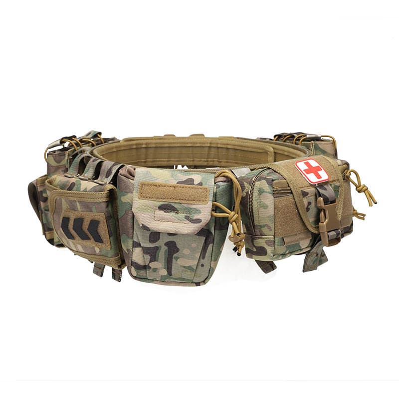 Manufacturer Wholesale Cross-Border New Models of Men's Waist Bags, Tactical Belts, Outdoor Patrol Belts, Accessory Bags, and Accessory Packs 3